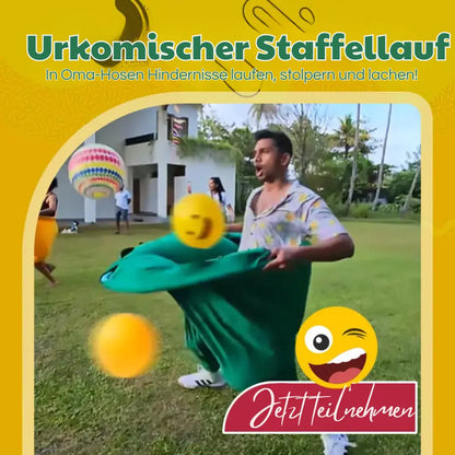 Fun Outdoor Group Games with Large Inflatable Pants