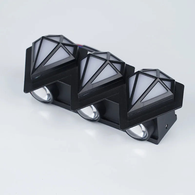 Modern Outdoor Wall Lamp - Waterproof LED Exterior Wall Lights for Gardens-6