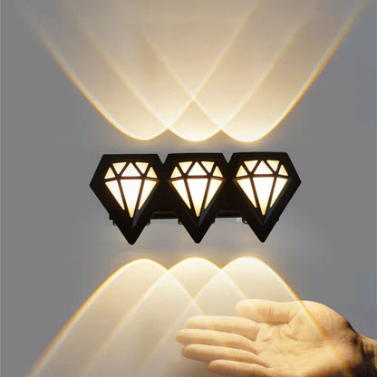 Modern Outdoor Wall Lamp - Waterproof LED Exterior Wall Lights for Gardens-3