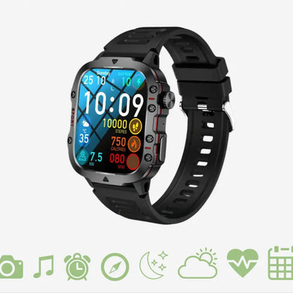 Waterproof Sports Smartwatch with Fitness Tracking