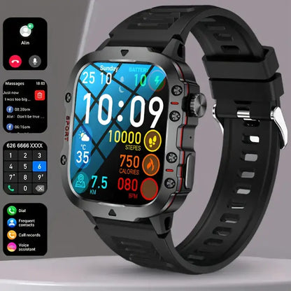Waterproof Sports Smartwatch with Fitness Tracking