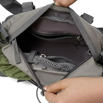 Waterproof Outdoor Waist Pack with Secure Zip Pockets