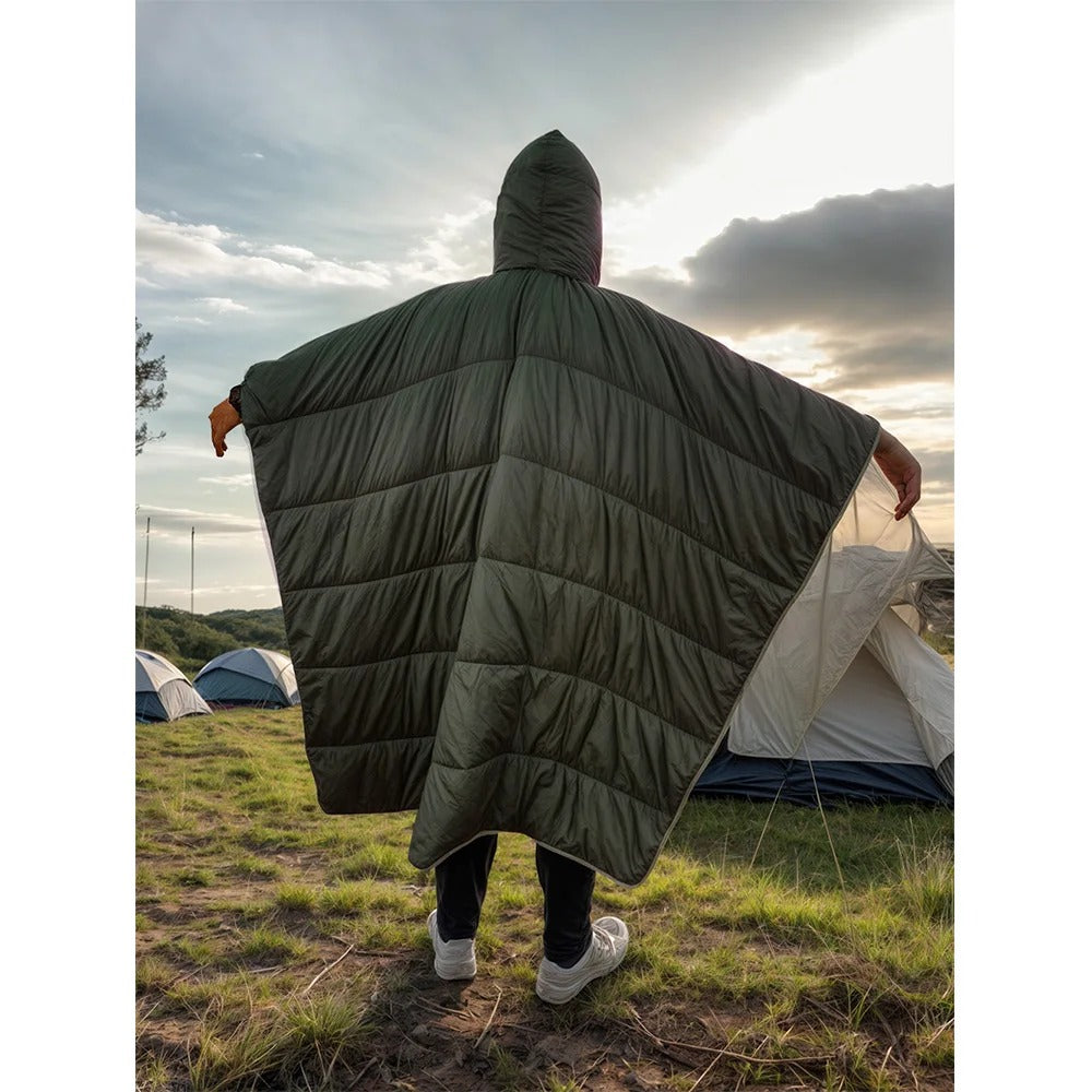 Outdoor Down Poncho Blanket 1