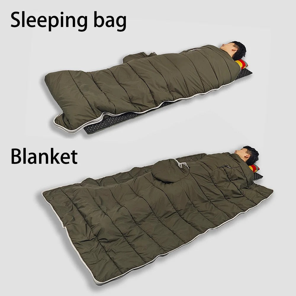 Outdoor Down Poncho Blanket 2