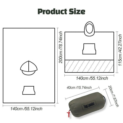 Outdoor Down Poncho Blanket 5