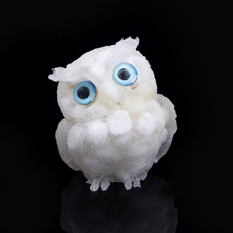 Beautiful Handmade Crystal Owl Decoration - Fesara