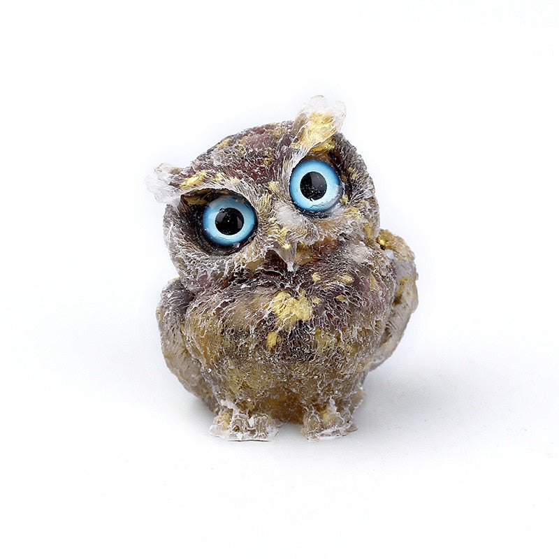 OwlStone | Charming Handcrafted Natural Crystal Owl Figurine for Décor 17