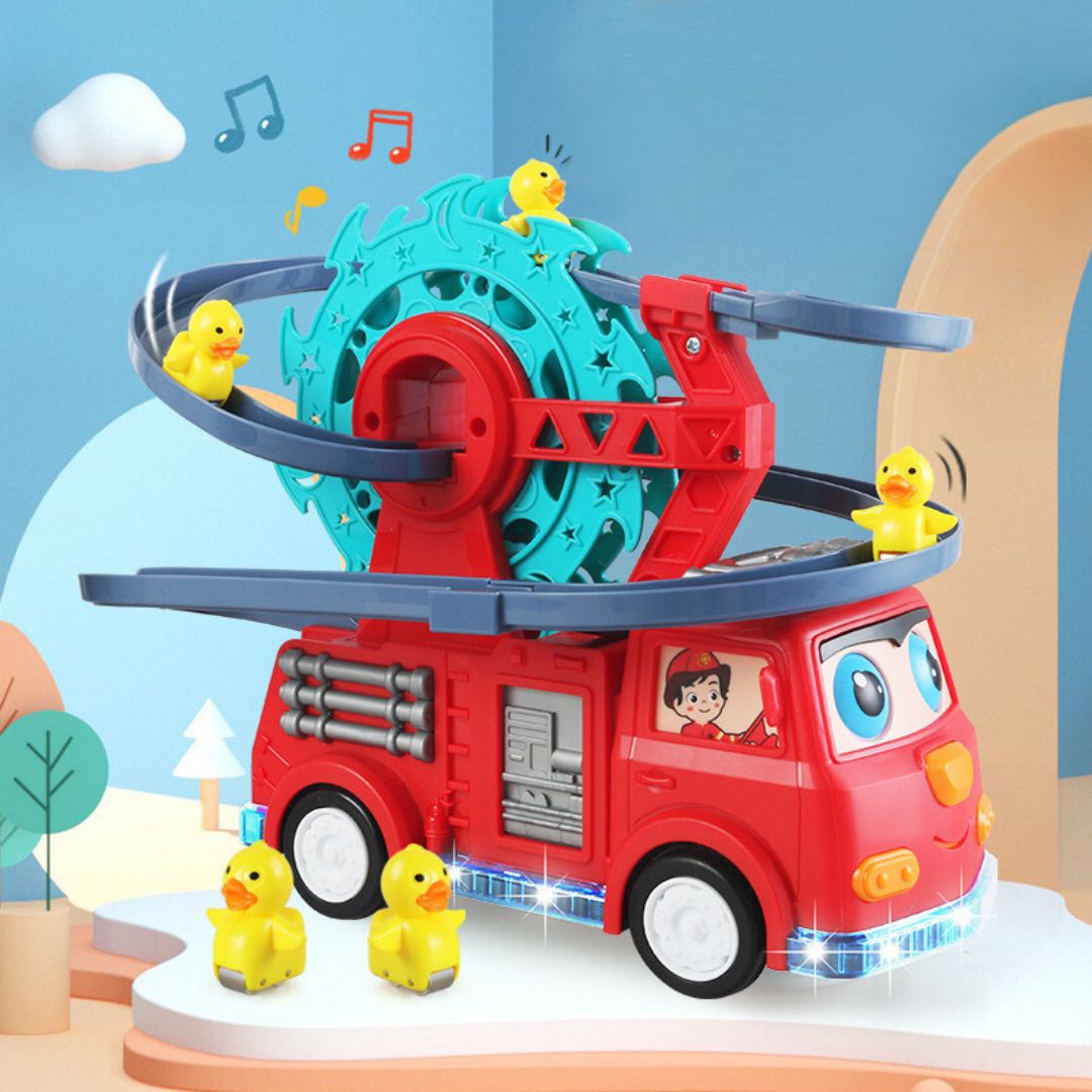 Fun Fire Truck Rescue Playset - Fesara