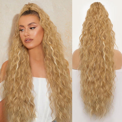 Natural Wave Ponytail Hair Wig