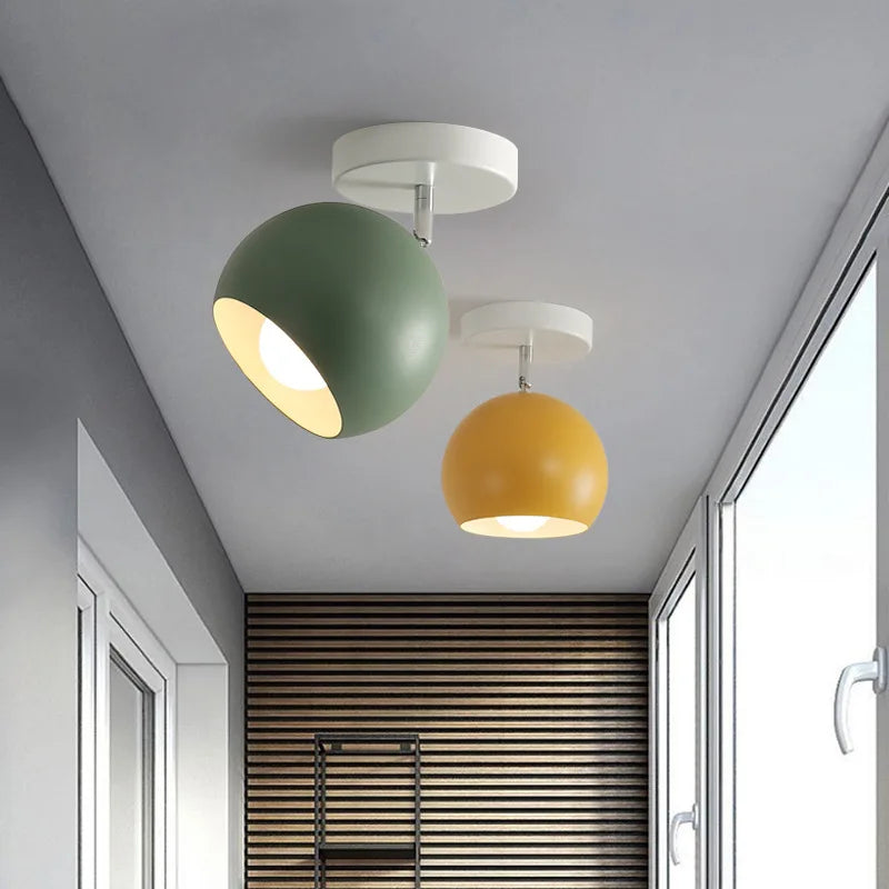 Vibrant Macaroon Style Overhead Light - Fesara