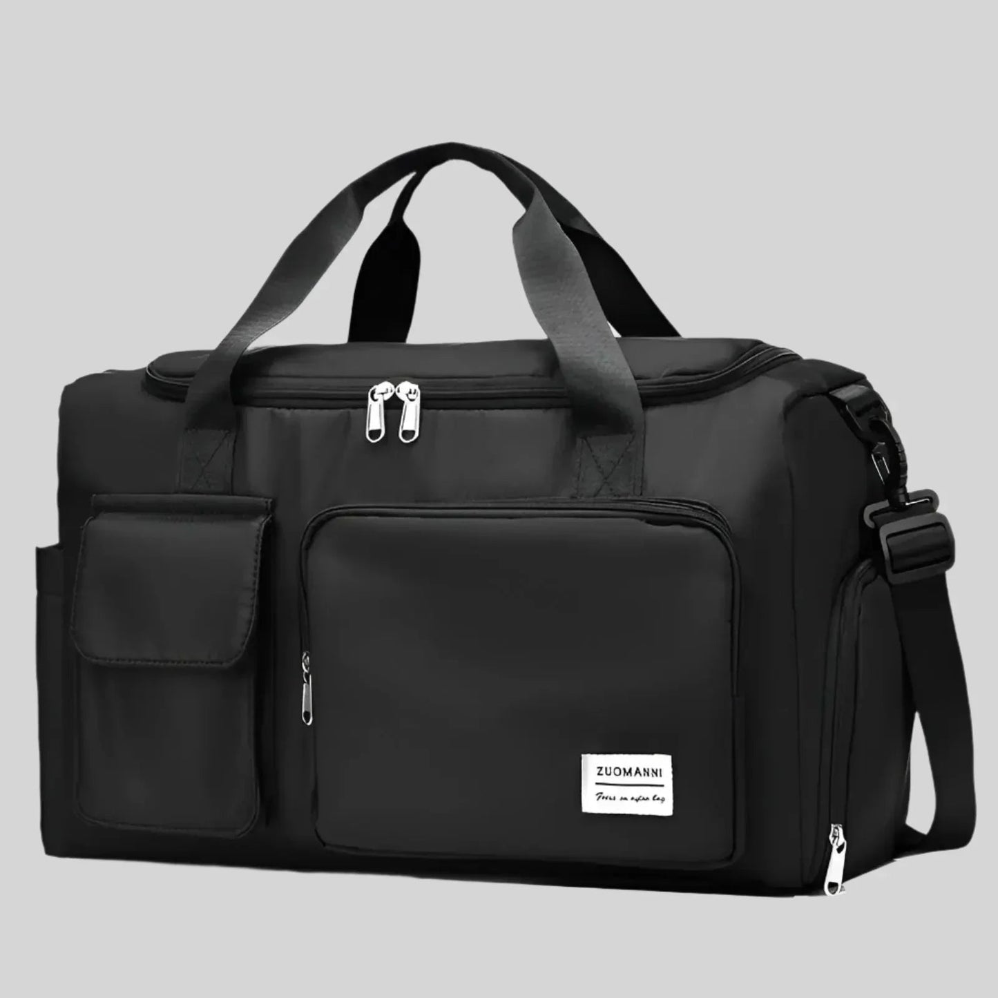 Large Waterproof Sports Duffel Bag with Shoe Pocket