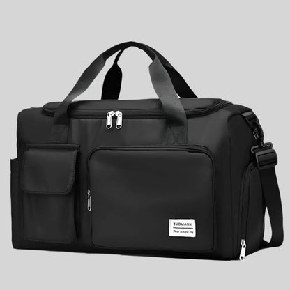 Large Waterproof Sports Duffel Bag with Shoe Pocket