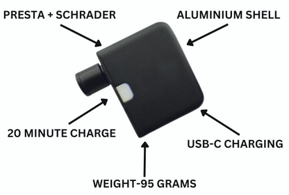 Portable Rechargeable Bike Pump with USB Charging