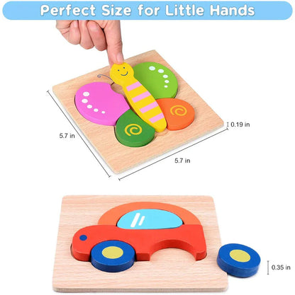 Educational Wooden Animal Puzzle Toy