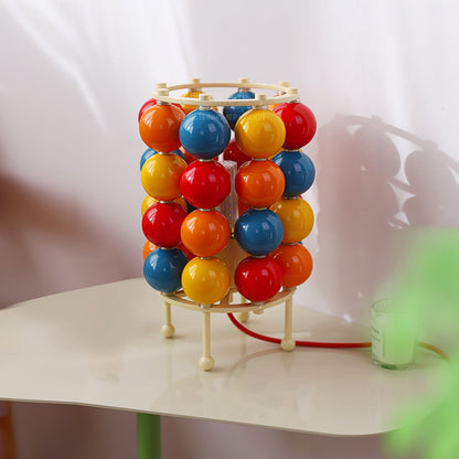 Sleek Glass Table Lamp with Soft Warm Glow