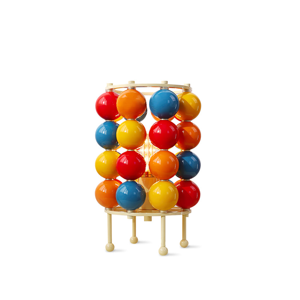 Sleek Glass Table Lamp with Soft Warm Glow