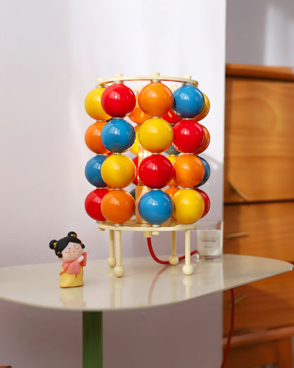 Sleek Glass Table Lamp with Soft Warm Glow