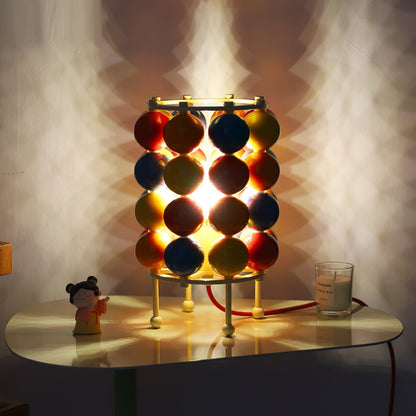 Sleek Glass Table Lamp with Soft Warm Glow