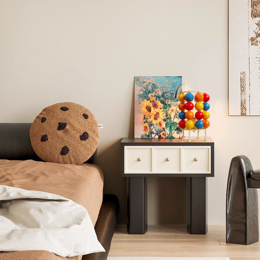Sleek Glass Table Lamp with Soft Warm Glow