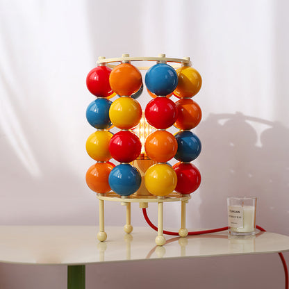 Sleek Glass Table Lamp with Soft Warm Glow