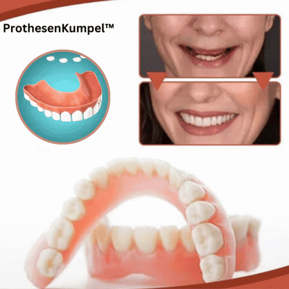 Comfortable Silicone Dental Prosthesis Set for Natural Smile