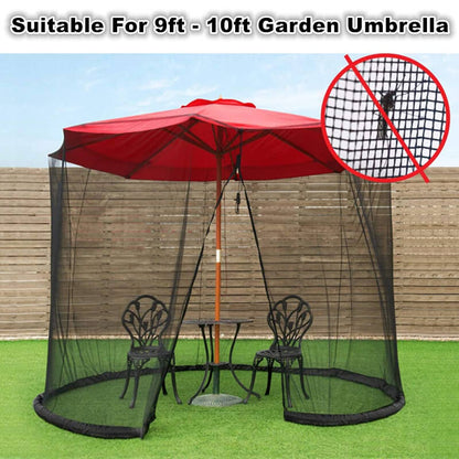 Outdoor Umbrella Bug Screen Enclosure