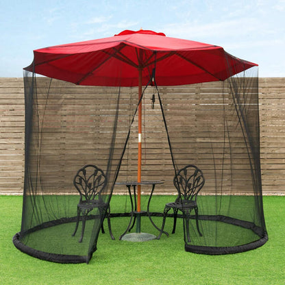 Outdoor Umbrella Bug Screen Enclosure
