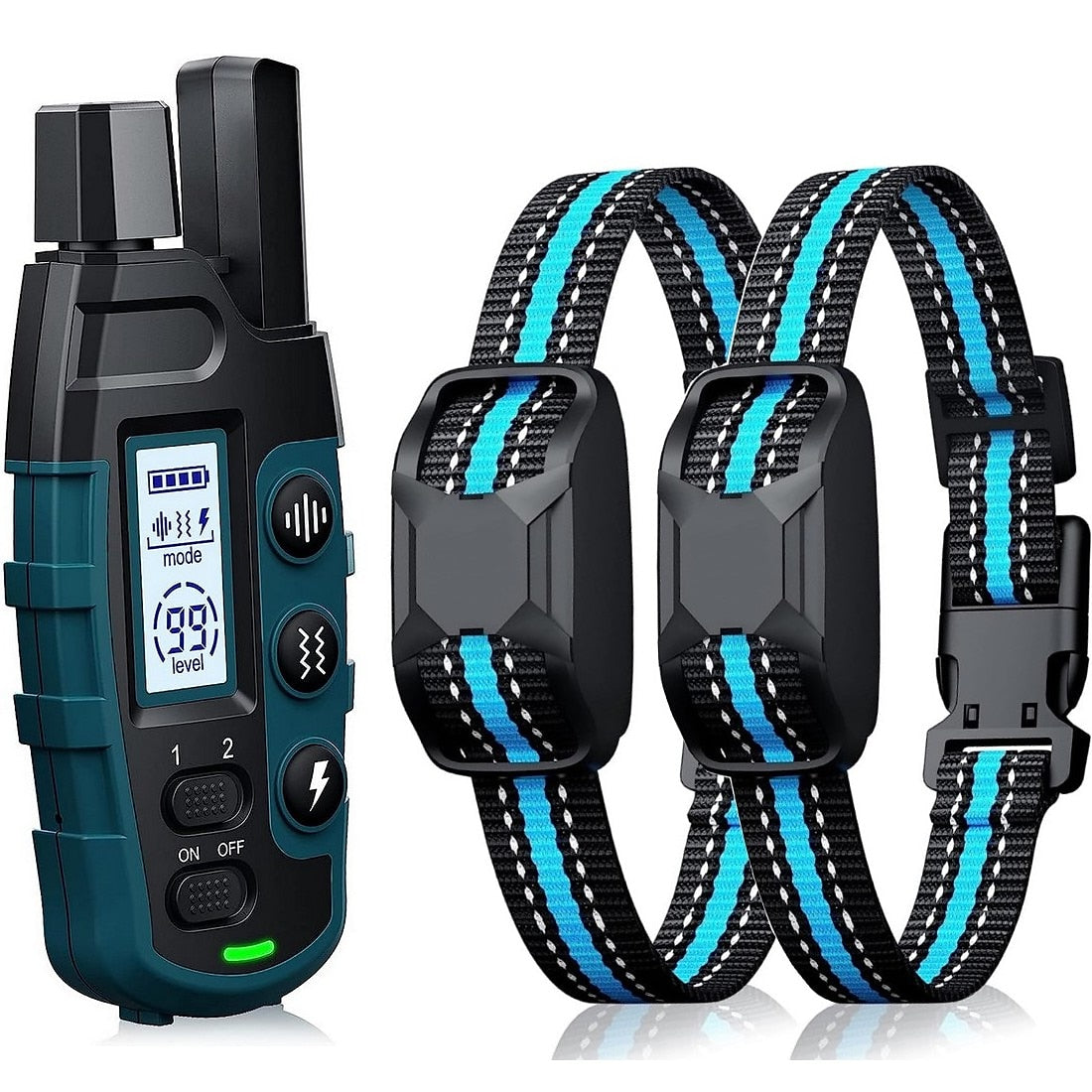 Long Range Rechargeable Dog Training Collar with Remote