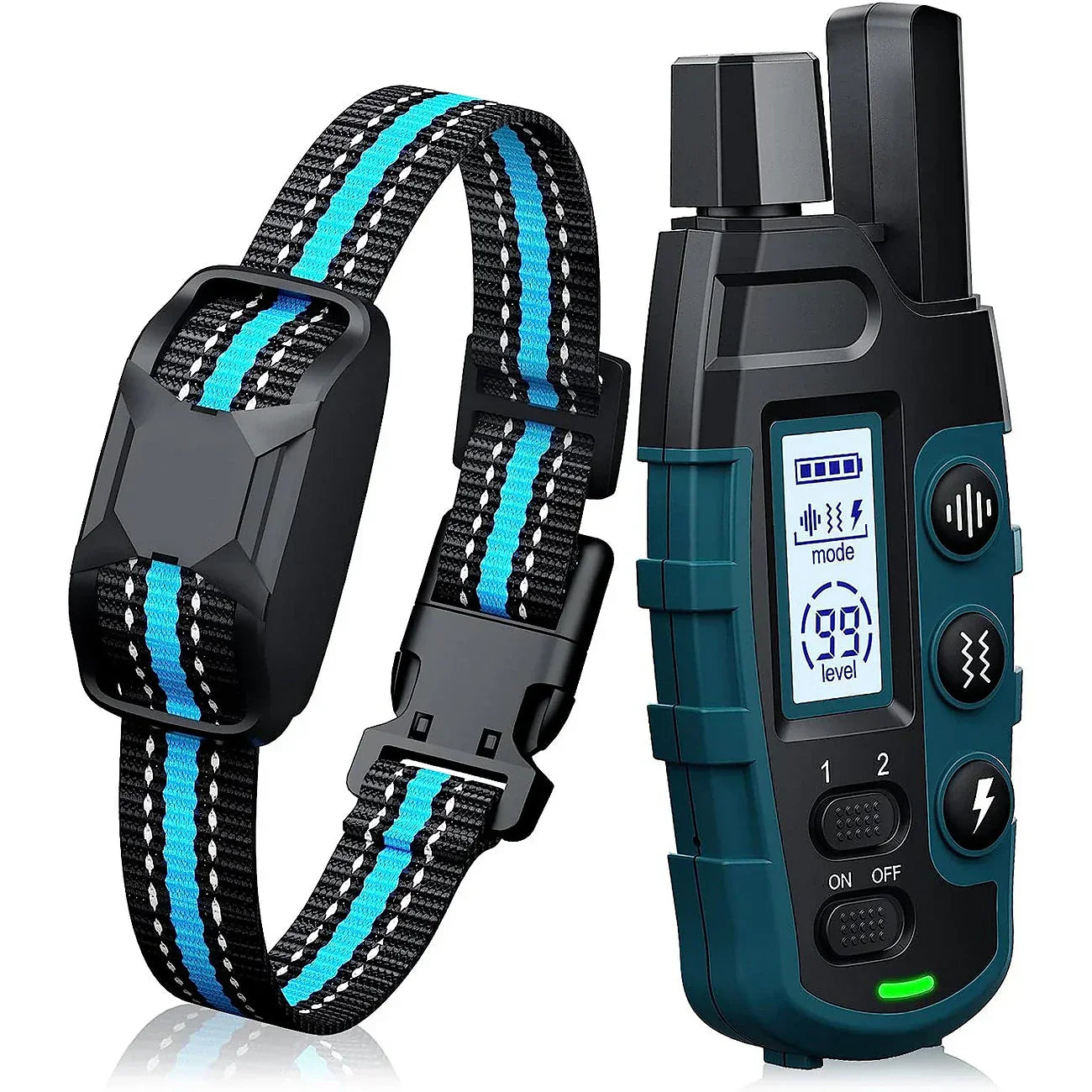 Long Range Rechargeable Dog Training Collar with Remote