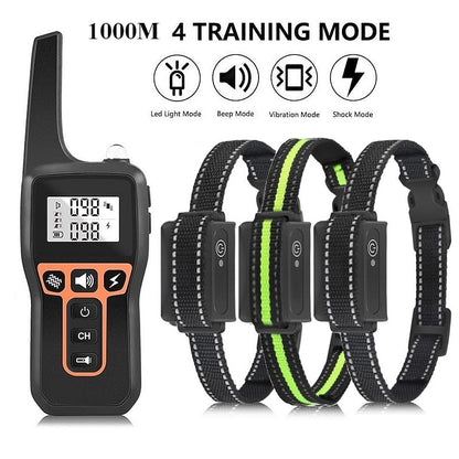 Waterproof Remote Dog Training Collar with Shock and Vibe