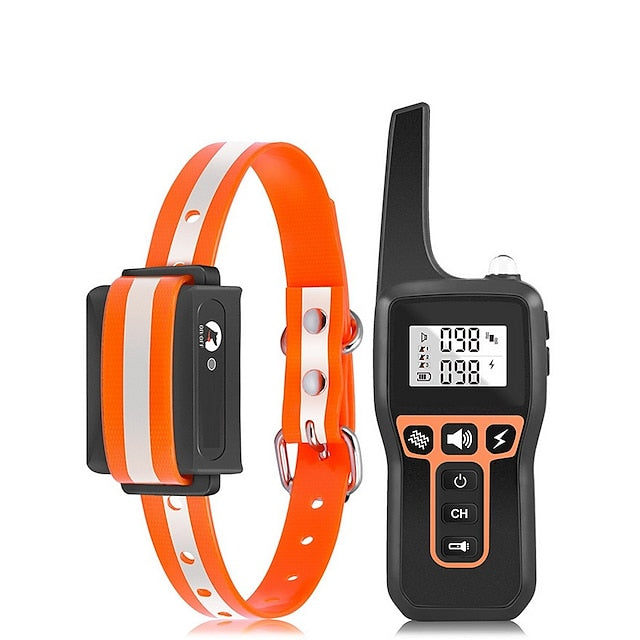 Waterproof Remote Dog Training Collar with Shock and Vibe