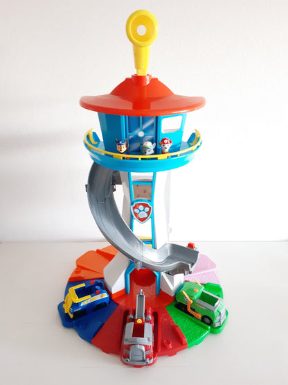 Children's Indoor Slide and Car Racing Track Playset