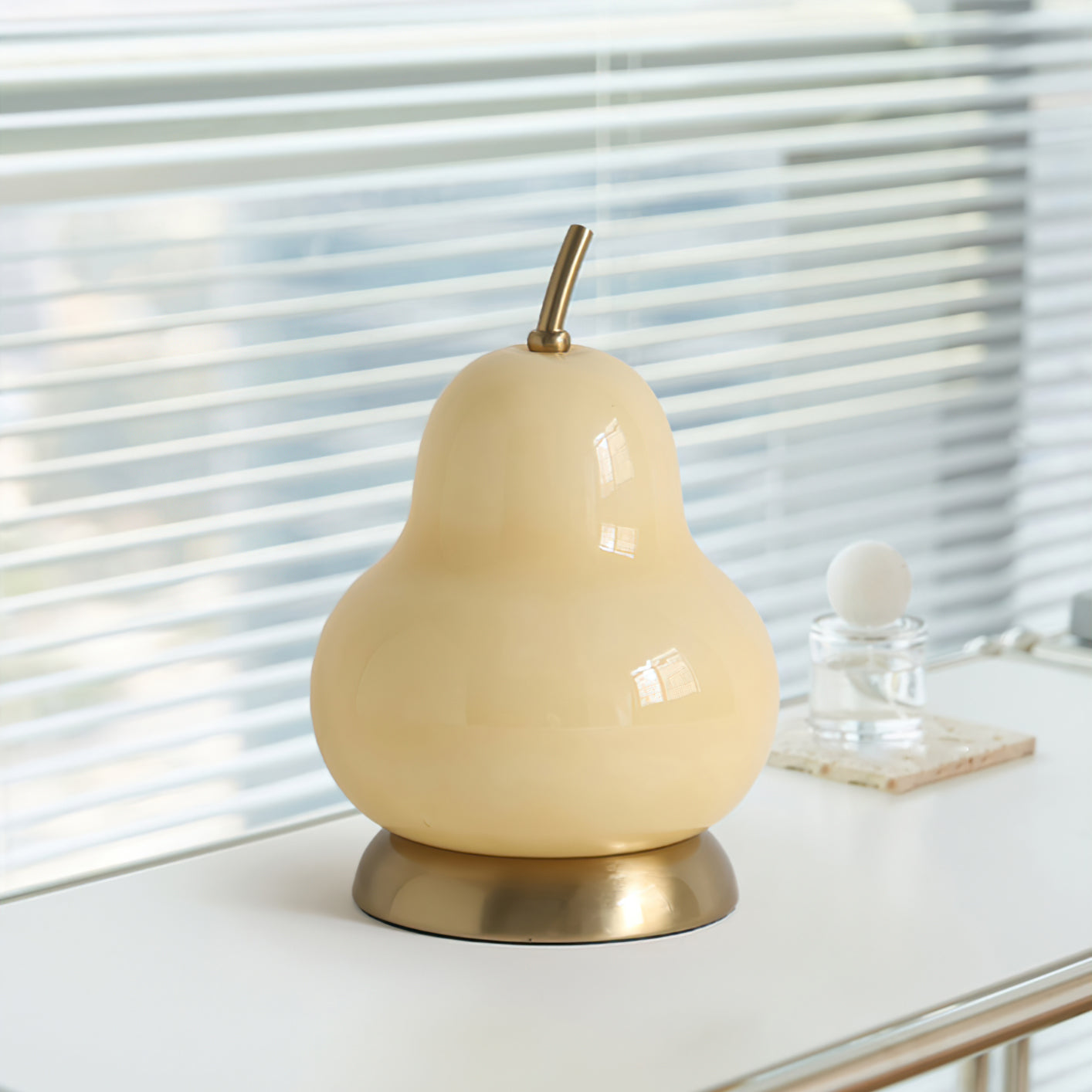 Compact Clear Desk Table Lamp
