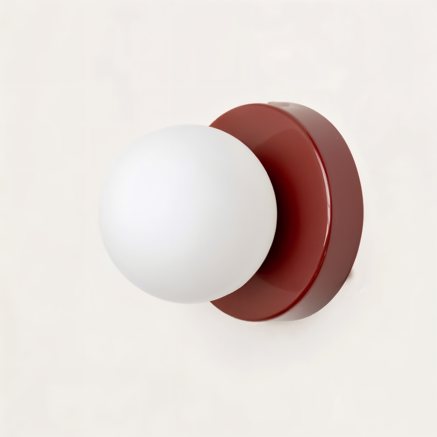 Elegant Glass Globe LED Wall Lamp