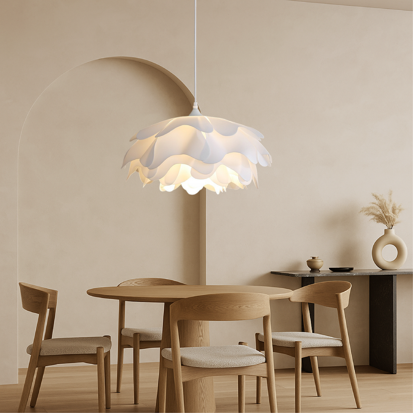 Peony Mud Hanging Lamp 1