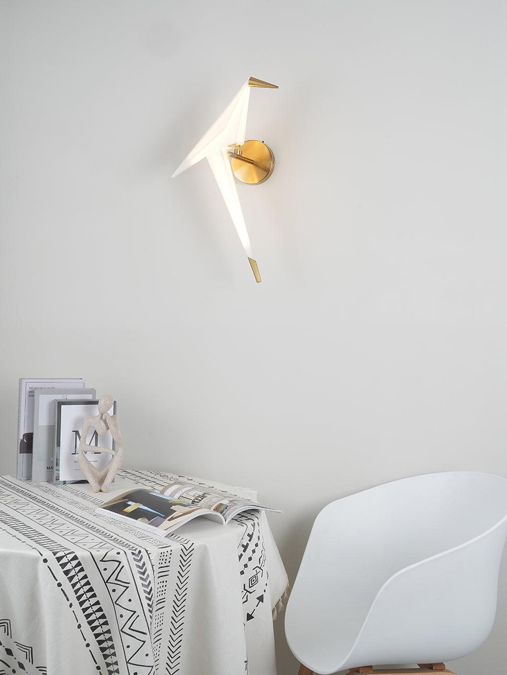 Nature Inspired Bird Design Wall Lamp