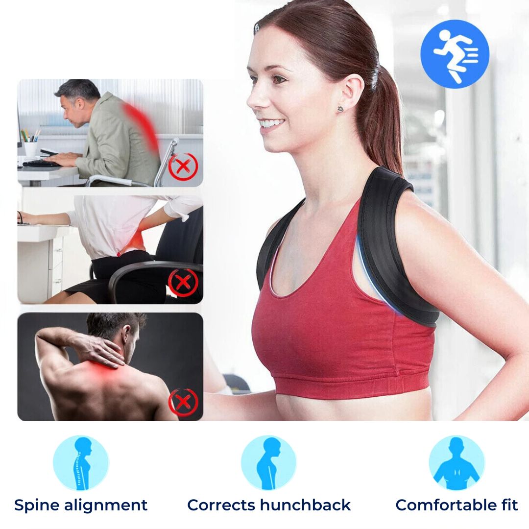 Comfortable Back Support Posture Corrector for Daily Relief