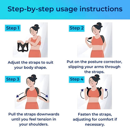 Comfortable Back Support Posture Corrector for Daily Relief