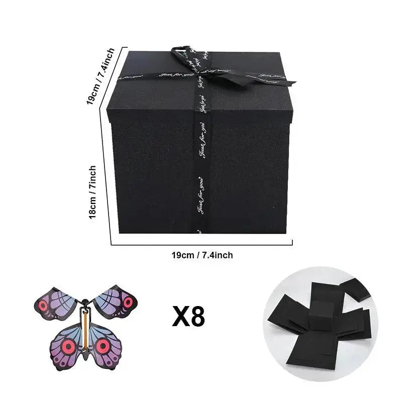 Customizable Memory Box with Free Decorative Butterflies
