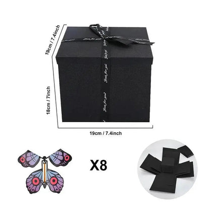 Customizable Memory Box with Free Decorative Butterflies