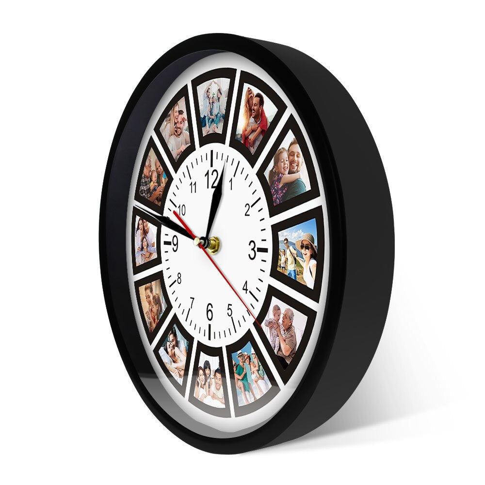 Customizable Picture Frame Wall Clock