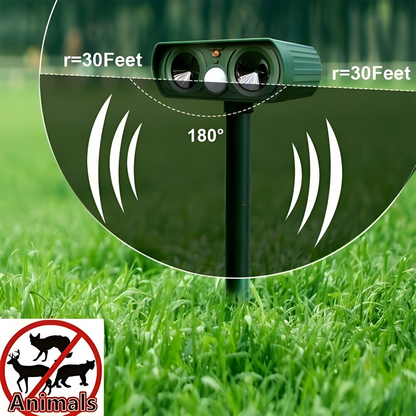 Outdoor Solar Powered Pest Repeller Motion Sensor