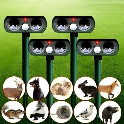Outdoor Solar Powered Pest Repeller Motion Sensor