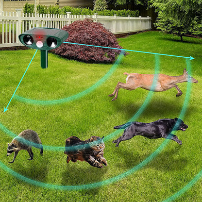 Outdoor Motion Sensor Pest Repeller for Garden & Yard