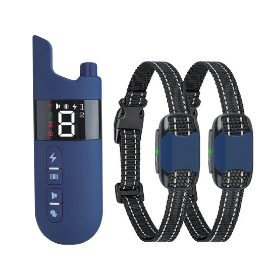 Waterproof Rechargeable Dog Trainer Collar with Remote - Fesara