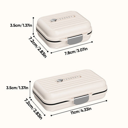 PetraCase | Compact Durable Pill Box Organizer with Seven Compartments 1