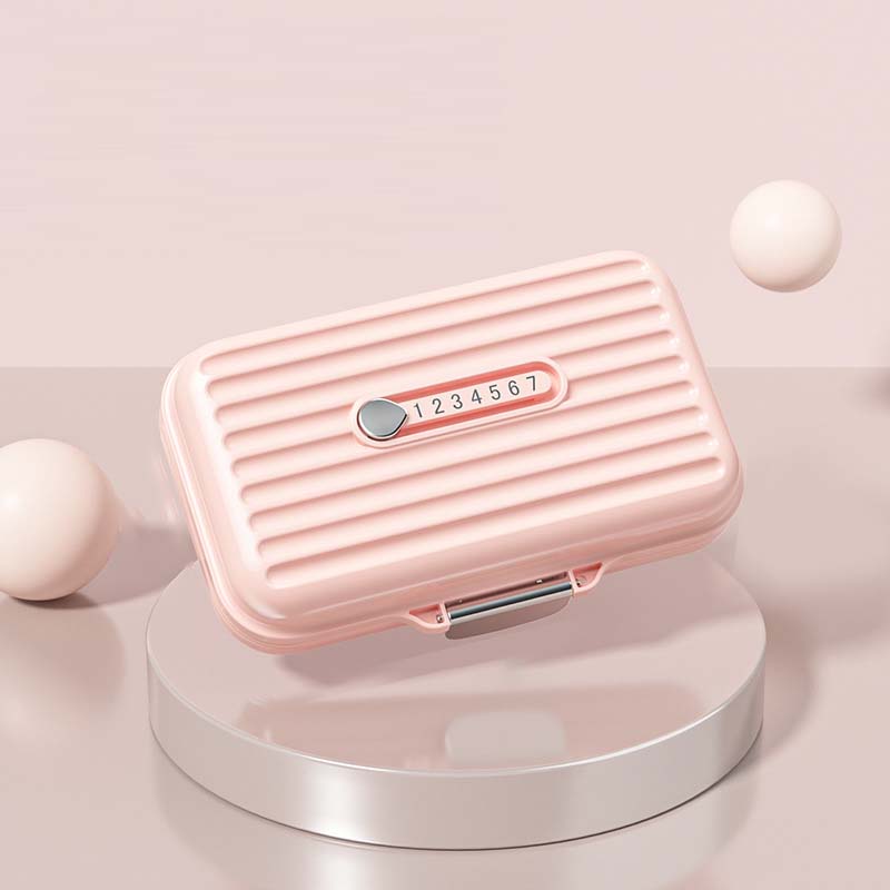 PetraCase | Compact Durable Pill Box Organizer with Seven Compartments 2