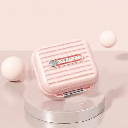 PetraCase | Compact Durable Pill Box Organizer with Seven Compartments 4