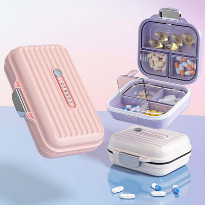 PetraCase | Compact Durable Pill Box Organizer with Seven Compartments 8