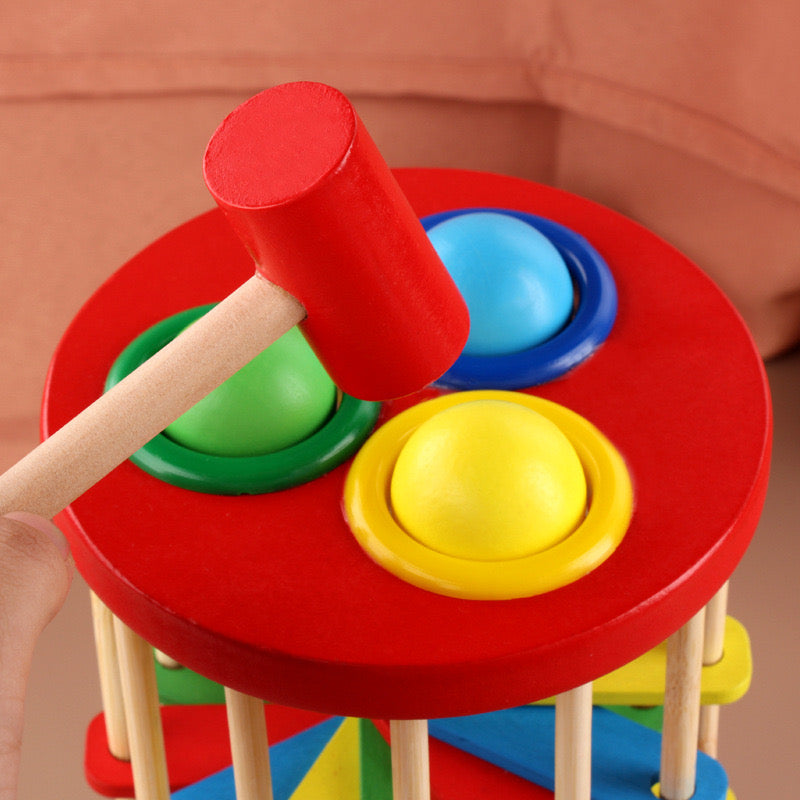 Wooden Stacking Tower Toy for Kids Development